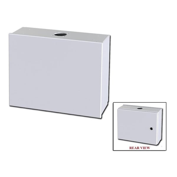 1/4 Turn Latch Electrical Enclosures, 14 in H, 6 in D, 18 in W, NEMA 3R, 4, 12, 13, Carbon Steel